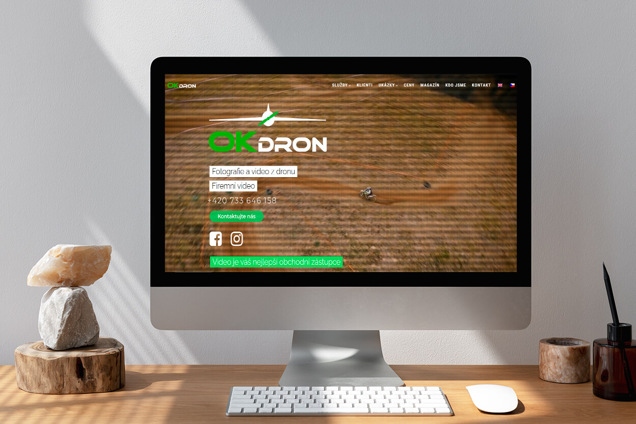 OKdron web